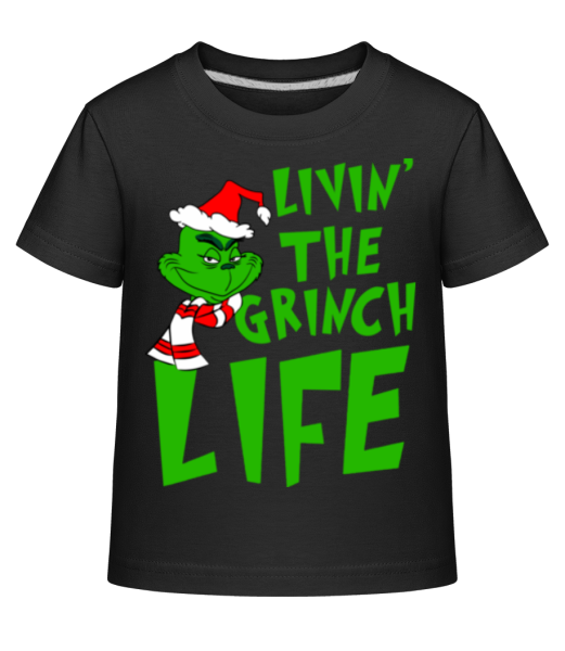 The Grinch Life - Kid's Shirtinator T-Shirt - Black - Front