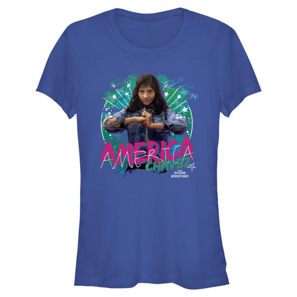 Marvel - Doctor Strange - America Chavez Chavez Hero Graphic - Women's T-Shirt - Royal blue - Front