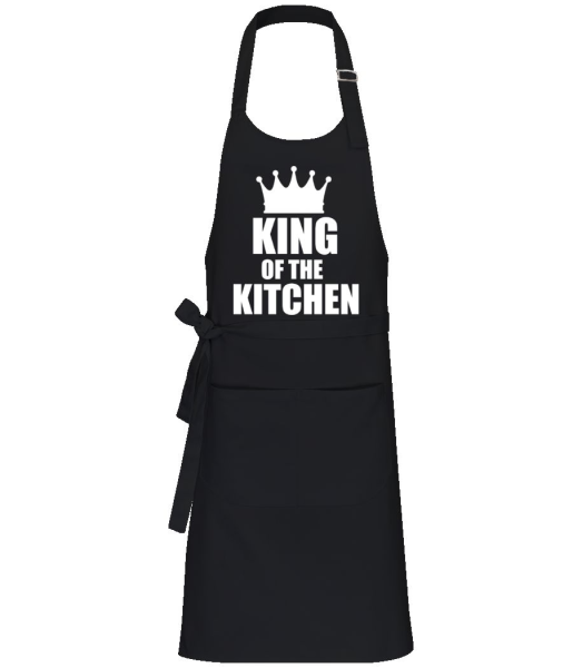 King Of the Kitchen - Professional Apron - Black - Front