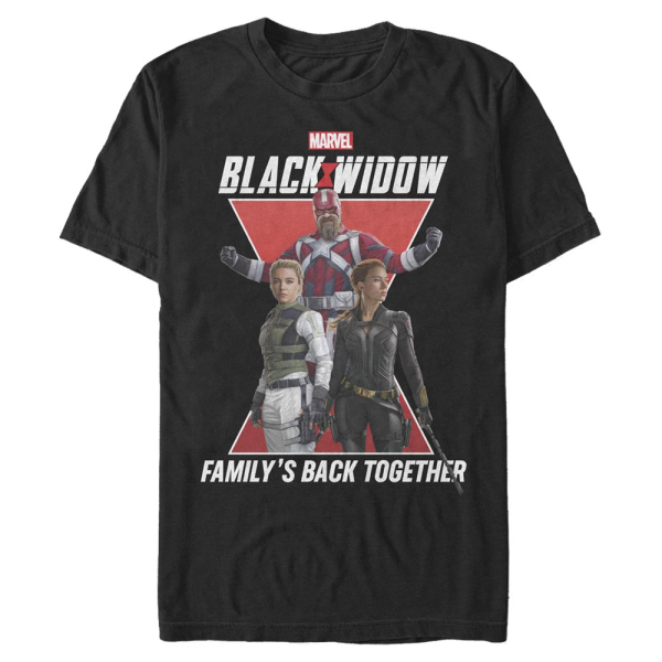 Marvel - Black Widow - Group Shot Widow Family - Men's T-Shirt - Black - Front