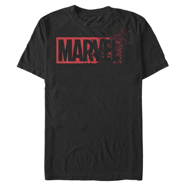 Marvel - Logo Dust - Men's T-Shirt - Black - Front