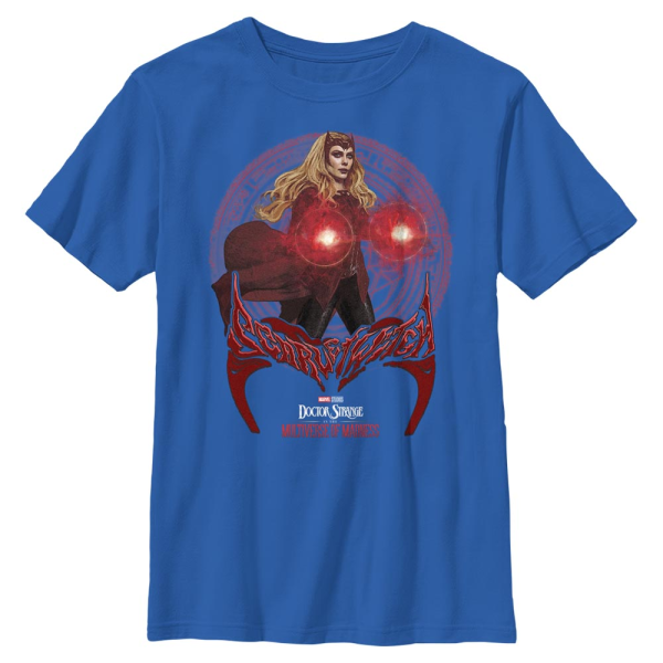 Marvel - Doctor Strange - Scarlet Witch Her Hero Spell - Kids T-Shirt - Royal blue - Front