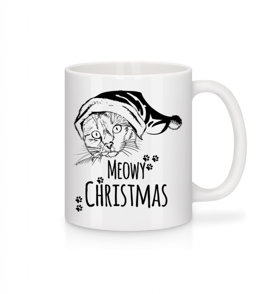 Meowy Christmas - Mug - White - Vorn