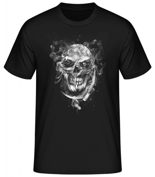 Skull - Men's Basic T-Shirt - Black - Front