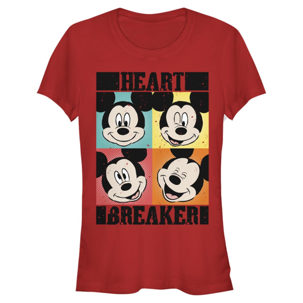 Disney Classics - Mickey Mouse - Mickey Mouse Mickey Heart - Women's T-Shirt - Red - Front
