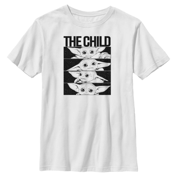 Star Wars - The Mandalorian - Yoda Space Box Child - Kids T-Shirt - White - Front