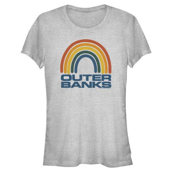 Netflix - Outer Banks - Logo OBX Rainbow - Women's T-Shirt - Heather grey - Front
