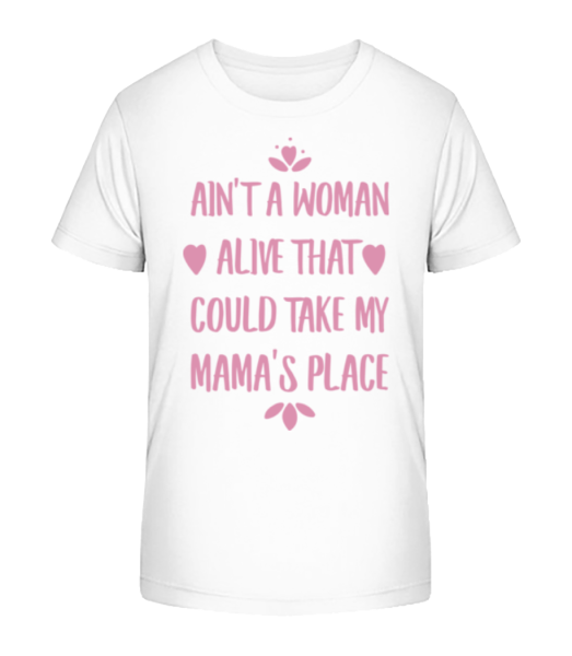 I Love My Mama - Kid's Bio T-Shirt Stanley Stella - White - Front
