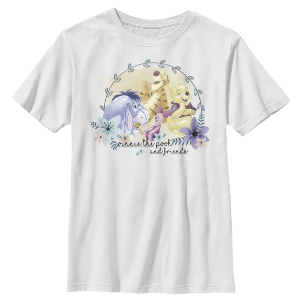 Disney - Winnie the Pooh - Skupina Winnie and Friends - Kids T-Shirt - White - Front