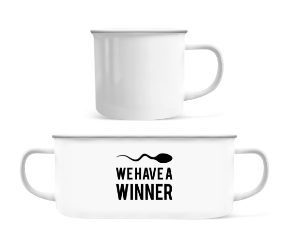 Sperm Winner - Enamel-cup - White - Front