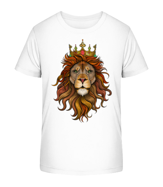 Lion King - Kid's Bio T-Shirt Stanley Stella - White - Front