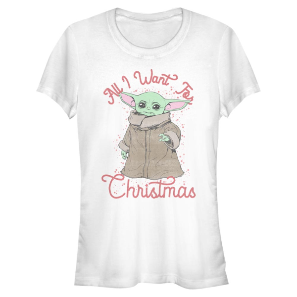 Star Wars - The Mandalorian - The Child Christmas Child - Christmas - Women's T-Shirt - White - Front