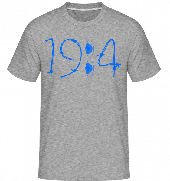 1984 Wires Eyes -  Shirtinator Men's T-Shirt - Heather grey - Vorn