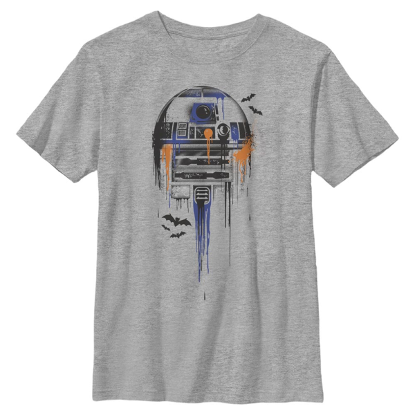 Star Wars - R2-D2 Splatter R2 - Kids T-Shirt - Heather grey - Front