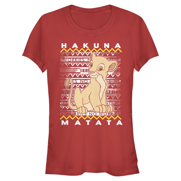 Disney - The Lion King - Nala Hakuna - Women's T-Shirt - Red - Front