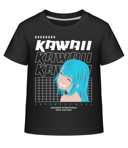 Kawaii - Kid's Shirtinator T-Shirt - Black - Front