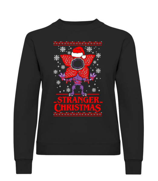 Ugly Stranger Christmas - Women's Sweatshirt - Black - Front