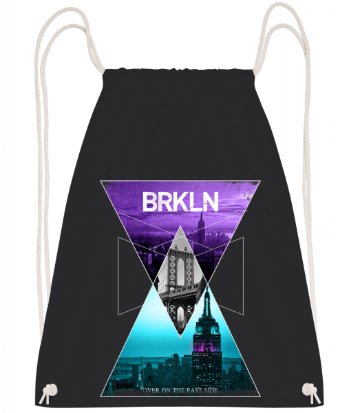 Brooklyn - Drawstring Backpack - Black - Vorn