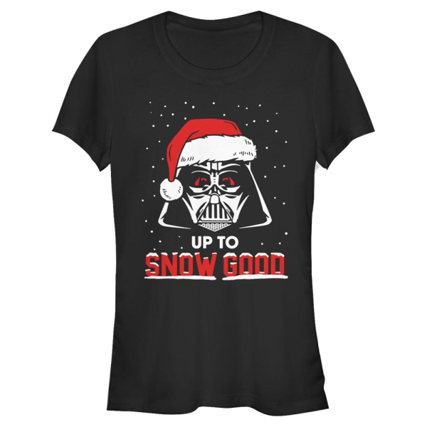Star Wars - Darth Vader Snow Good - Christmas - Women's T-Shirt - Black - Front