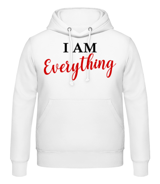I Am Everything - Men's Hoodie - White - Front