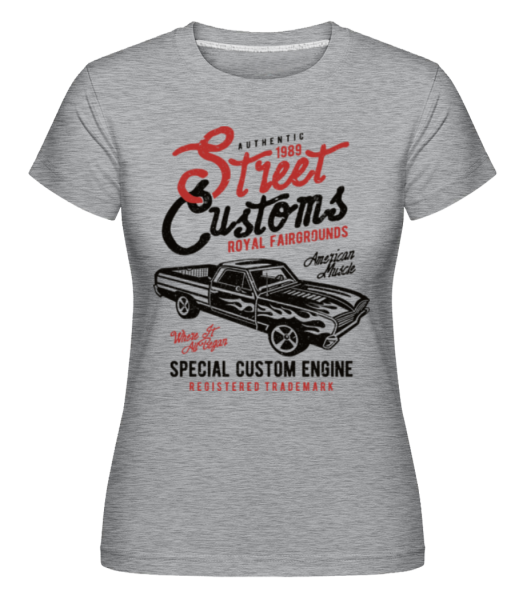 Street Custom -  Shirtinator Women's T-Shirt - Heather grey - Front