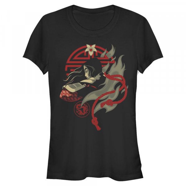 Disney - Mulan - Mulan Fighting Spirit - Women's T-Shirt - Black - Front
