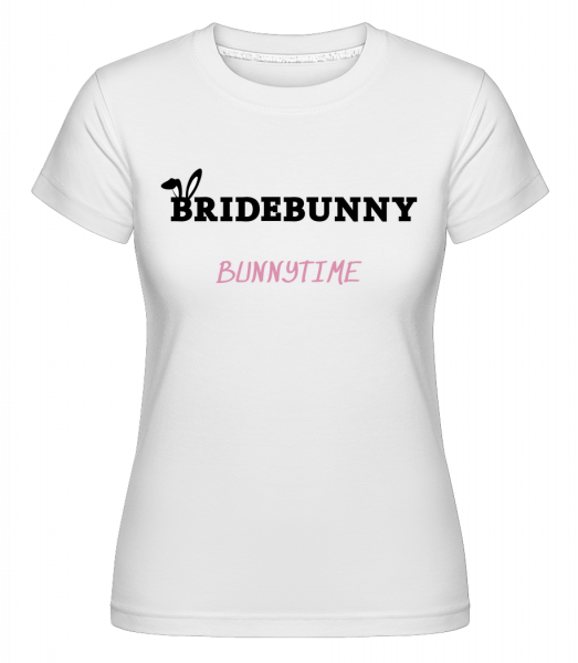 Bridebunny Bunnytime -  Shirtinator Women's T-Shirt - White - Vorn