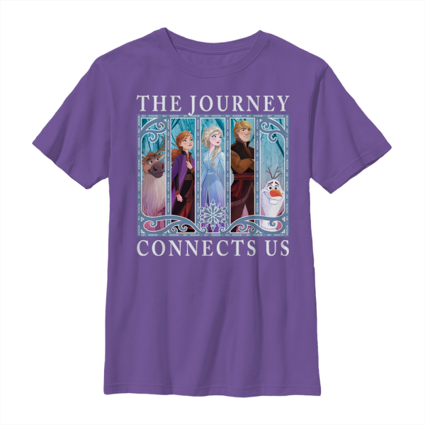 Disney - Frozen - Skupina Box Up Group - Kids T-Shirt - Purple - Front