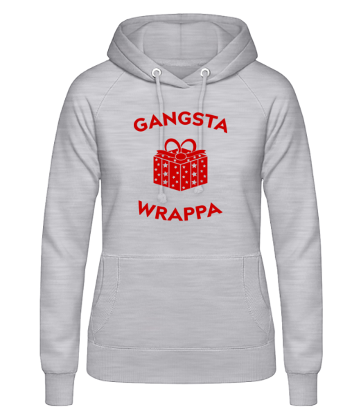 Gangsta Wrappa - Women's Hoodie - Heather grey - Front