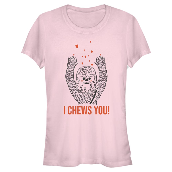 Star Wars - Chewbacca I Chews You Chewy - Women's T-Shirt - Pink - Front