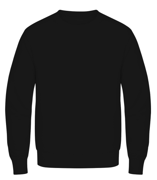 Men's Sweatshirt - Black - Front