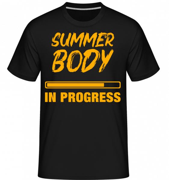 Summer Body in Progress -  Shirtinator Men's T-Shirt - Black - Vorn