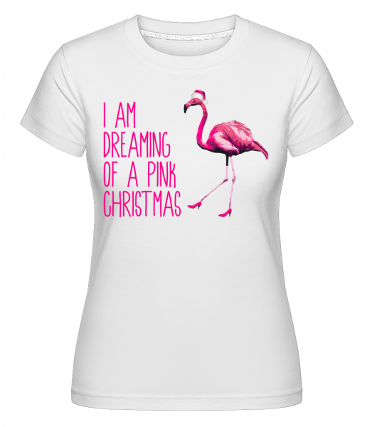 Pink Christmas -  Shirtinator Women's T-Shirt - White - Vorn