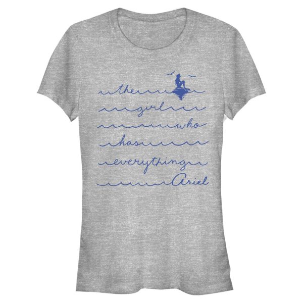 Disney - The Little Mermaid - Malá mořská víla Airle - Women's T-Shirt - Heather grey - Front
