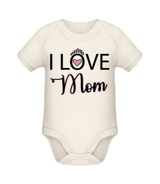 I Love Mom - Organic Baby Body - Cream - Front