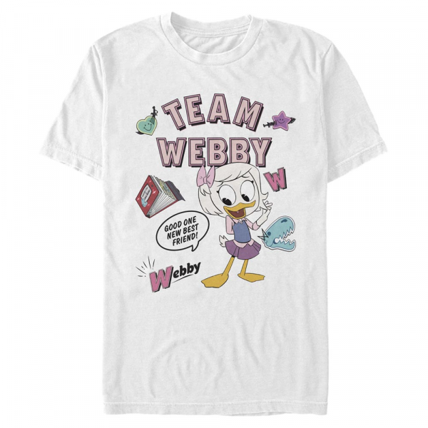 Disney Classics - Ducktales - Webby Team - Men's T-Shirt - White - Front