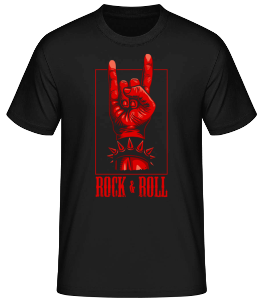 Rock And Roll - Men's Basic T-Shirt - Black - Front