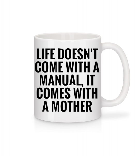 Mother Manual - Mug - White - Vorn