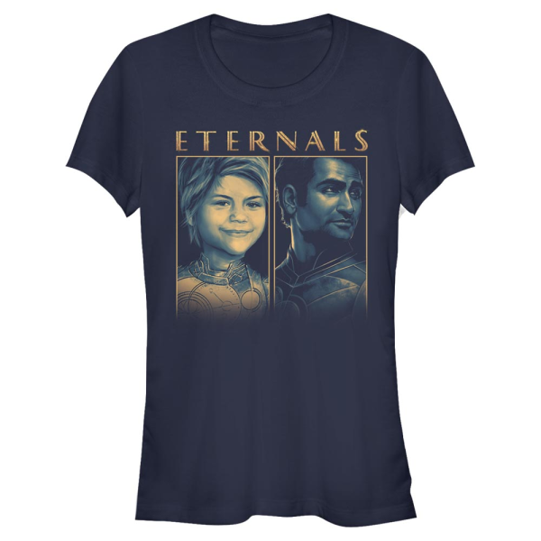Marvel - Eternals - Duo Eternal Group - Women's T-Shirt - Navy - Front