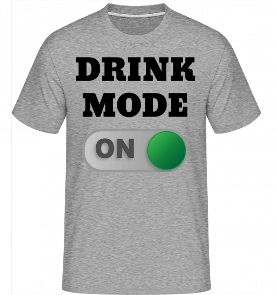Drink Mode On -  Shirtinator Men's T-Shirt - Heather grey - Vorn