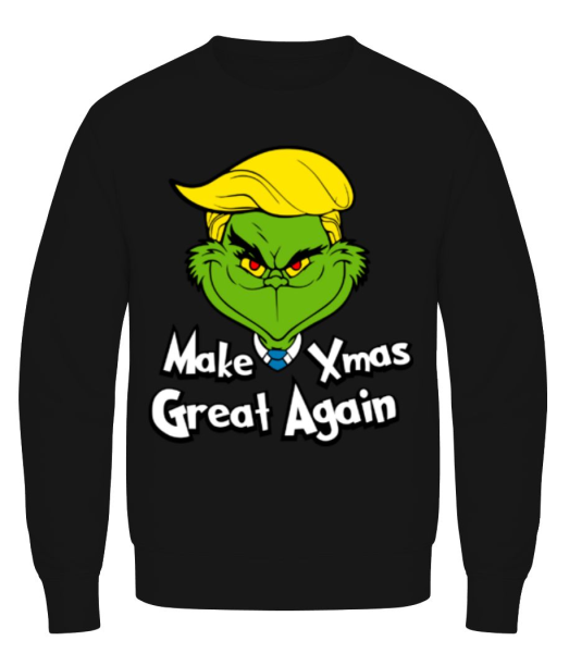 Make Xmas Great Again - Men's Sweatshirt - Black - Front