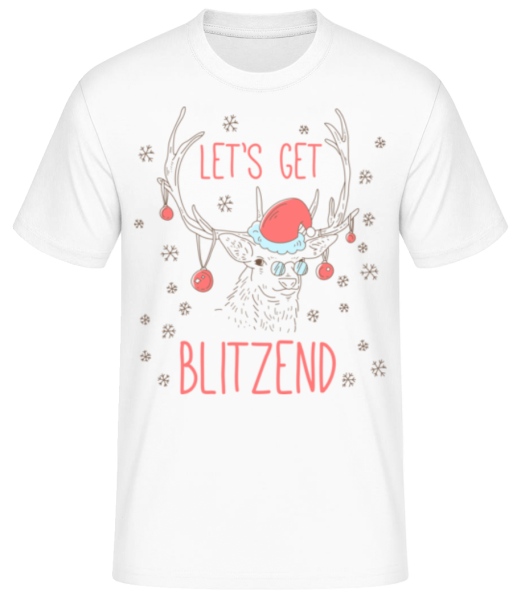 Get Blitzend - Men's Basic T-Shirt - White - Front