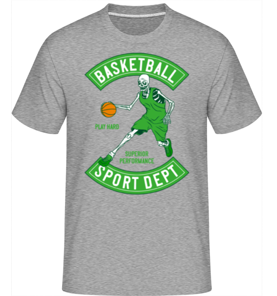 Basketball Sport Dept -  Shirtinator Men's T-Shirt - Heather grey - Front