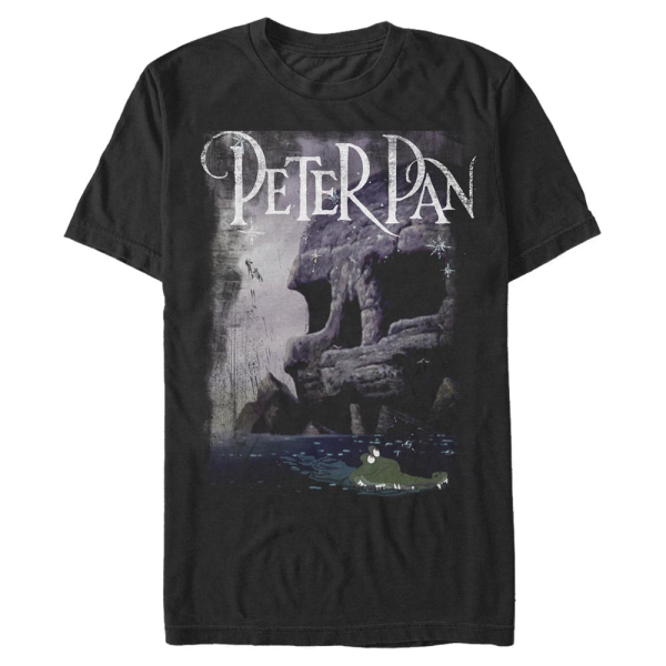 Disney - Peter Pan - Skull Rock Scenery - Men's T-Shirt - Black - Front