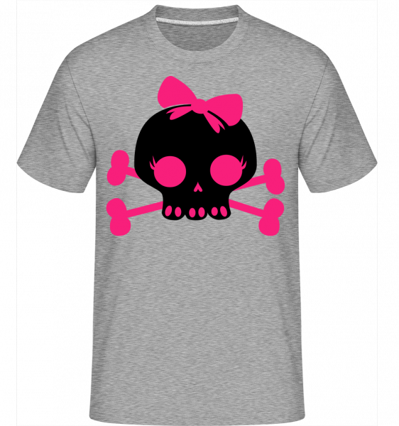 Emo Skull Pink -  Shirtinator Men's T-Shirt - Heather Grey - Vorn