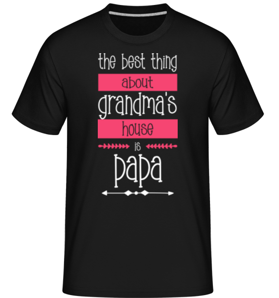 The Best Is Papa -  Shirtinator Men's T-Shirt - Black - Front