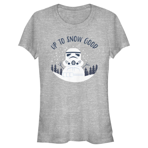 Star Wars - Stormtrooper Snow Good - Christmas - Women's T-Shirt - Heather grey - Front