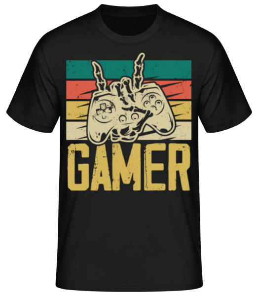 Gamer - Men's Basic T-Shirt - Black - Front