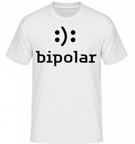 Bipolar -  Shirtinator Men's T-Shirt - White - Vorn