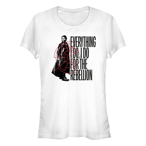 Star Wars - Andor - Cassian Andor Everything for the Rebellion - Women's T-Shirt - White - Front